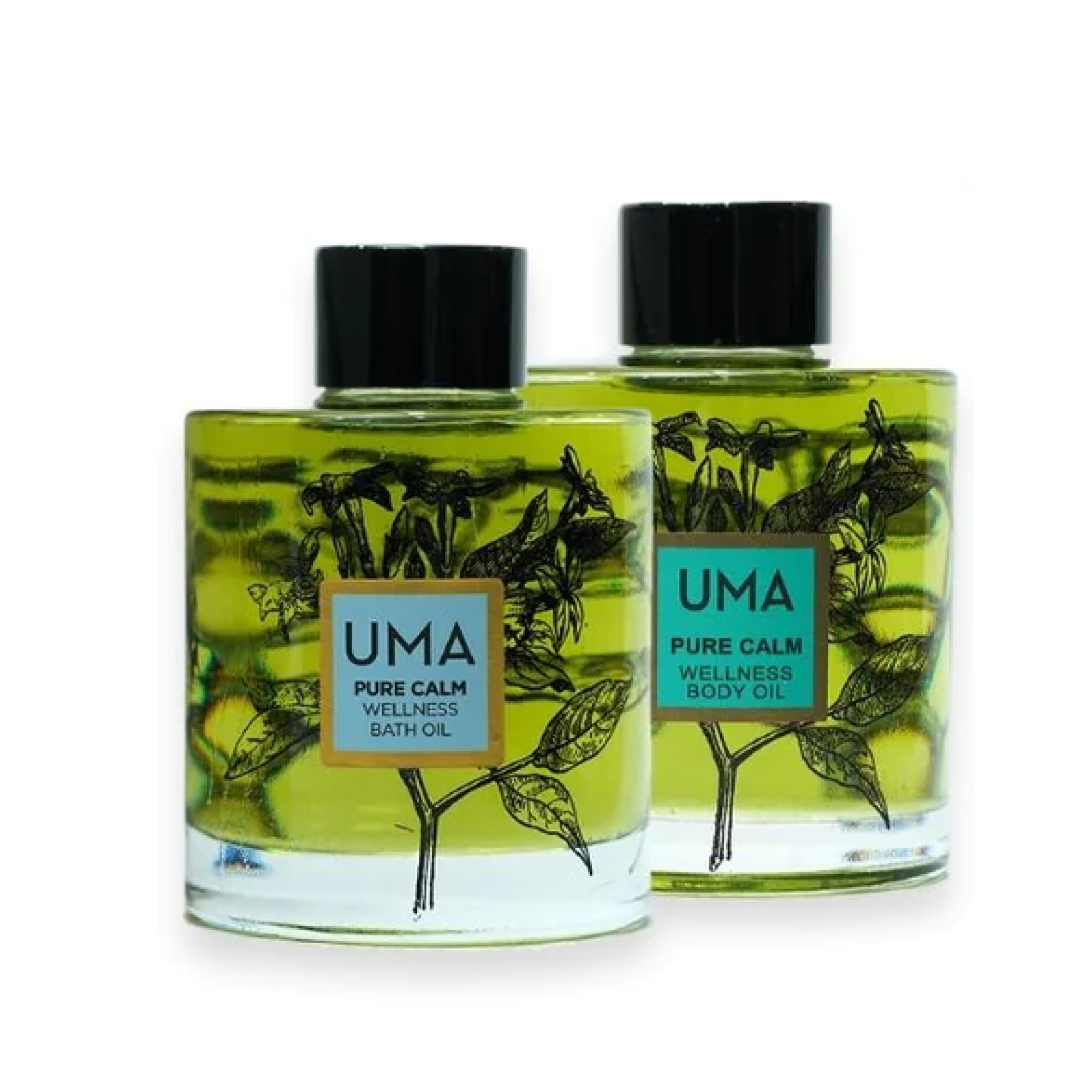 UMA Pure Calm Wellness Bath & Body Oil Gift Set