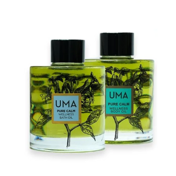 UMA Pure Calm Wellness Bath & Body Oil Gift Set